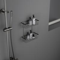 Полка двойная Timo Saona 13083/18 черное золото