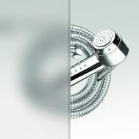 Душевой уголок RGW HO-084W трапеция   90*90*195 350608499-25 профиль Белый стекло Сатинат 8 мм RGW