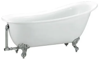 Отдельностоящая, классическая акриловая ванна 1700x760x825 BB06-1700 BelBagno