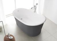 Отдельностоящая, овальная акриловая ванна  1676х900х750 BB32-CF36 BELBAGNO