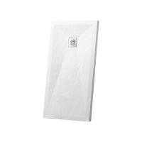 Поддон для душа из искуственного камня квадратный / прямоугольный VST-4SR8011W 1100х800x25 цвет  белый VINCEA