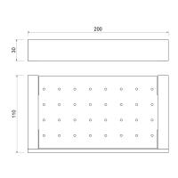 Полка Timo Petruma 15222/00 хром