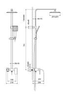 Душевая система Timo Selene SX-1013/00z хром